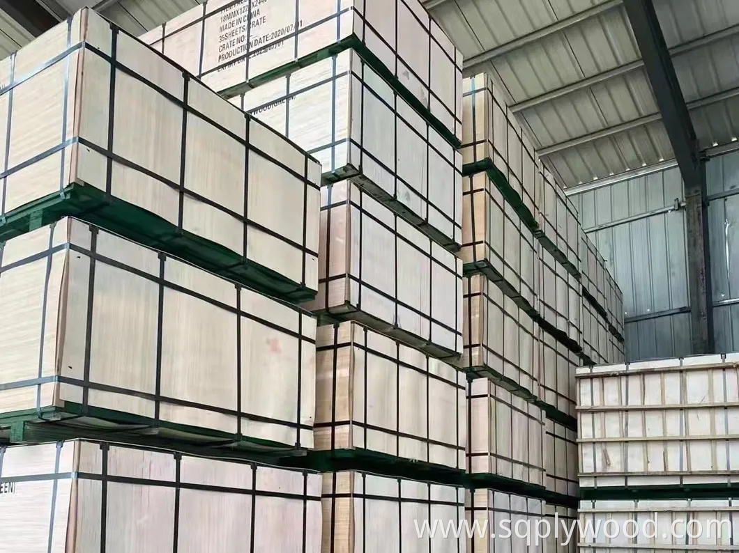 Fabricado En China 18mm Laminated/Melamine Plywood with Wood Grain for Cabinet